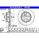 ATE 24.0125-0160.1 Bremsscheiben 2 Stück BMW