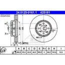 ATE 24.0125-0161.1 Bremsscheiben 2 Stück MG