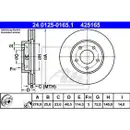 ATE 24.0125-0165.1 Bremsscheiben 2 Stück MAZDA