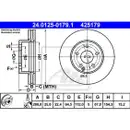 ATE 24.0125-0179.1 Bremsscheiben 2 Stück MERCEDES-BENZ