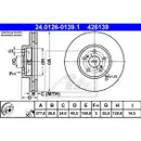 ATE 24.0126-0139.1 Bremsscheiben 2 Stück TOYOTA