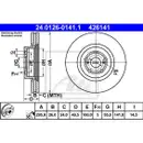 ATE 24.0126-0141.1 Bremsscheiben 2 Stück TOYOTA