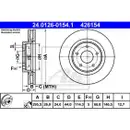 ATE 24.0126-0154.1 Bremsscheiben 2 Stück NISSAN