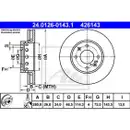 ATE 24.0126-0143.1 Bremsscheiben 2 Stück KIA