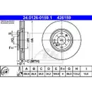 ATE 24.0126-0159.1 Bremsscheiben 2 Stück PEUGEOT