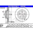 ATE 24.0126-0162.1 Bremsscheiben 2 Stück MITSUBISHI