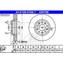 ATE 24.0126-0168.1 Bremsscheiben 2 Stück ALFA ROMEO