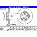 ATE 24.0128-0123.1 Bremsscheiben 2 Stück VOLVO