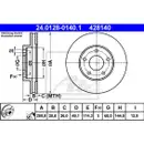 ATE 24.0128-0140.1 Bremsscheiben 2 Stück NISSAN