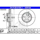 ATE 24.0128-0154.1 Bremsscheiben 2 Stück VOLVO