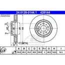 ATE 24.0128-0144.1 Bremsscheiben 2 Stück VOLVO