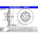 ATE 24.0128-0147.1 Bremsscheiben 2 Stück CHRYSLER