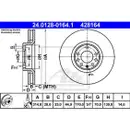 ATE 24.0128-0164.1 Bremsscheiben 2 Stück SAAB
