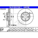 ATE 24.0128-0158.1 Bremsscheiben 2 Stück HYUNDAI