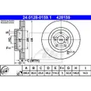 ATE 24.0128-0159.1 Bremsscheiben 2 Stück TOYOTA