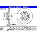 ATE 24.0128-0233.1 Bremsscheiben 2 Stück MAZDA