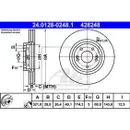 ATE 24.0128-0248.1 Bremsscheiben 2 Stück KIA