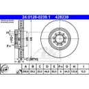 ATE 24.0128-0239.1 Bremsscheiben 2 Stück IVECO