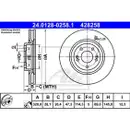 ATE 24.0128-0258.1 Bremsscheiben 2 Stück HYUNDAI