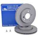 ATE 24.0128-0251.1 Bremsscheiben 2 Stück VW