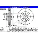 ATE 24.0128-0253.1 Bremsscheiben 2 Stück OPEL
