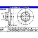 ATE 24.0128-0254.1 Bremsscheiben 2 Stück BMW