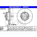 ATE 24.0130-0101.1 Bremsscheiben 2 Stück BMW