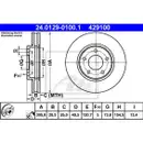 ATE 24.0129-0100.1 Bremsscheiben 2 Stück JAGUAR