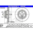 ATE 24.0130-0197.1 Bremsscheiben 2 Stück LAND ROVER