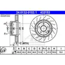 ATE 24.0132-0153.1 Bremsscheiben 2 Stück MERCEDES-BENZ