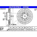 ATE 24.0132-0164.2 Bremsscheiben 2 Stück PORSCHE