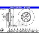 ATE 24.0132-0159.1 Bremsscheiben 2 Stück MERCEDES-BENZ
