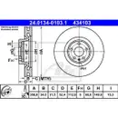 ATE 24.0134-0103.1 Bremsscheiben 2 Stück AUDI
