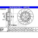 ATE 24.0132-0170.1 Bremsscheiben 2 Stück MERCEDES-BENZ