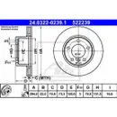 ATE 24.0322-0239.1 Power Disc Bremsscheiben 2 Stück BMW