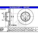ATE 24.0324-0197.1 Power Disc Bremsscheiben 2 Stück BMW