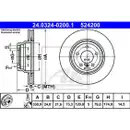 ATE 24.0324-0200.1 Power Disc Bremsscheiben 2 Stück BMW