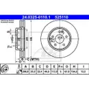 ATE 24.0325-0110.1 Power Disc Bremsscheiben 2 Stück MERCEDES-BENZ