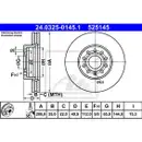 ATE 24.0325-0145.1 Power Disc Bremsscheiben 2 Stück VW
