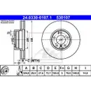 ATE 24.0330-0107.1 Power Disc Bremsscheiben 2 Stück BMW