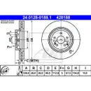 ATE 24.0128-0188.1 Bremsscheiben 2 Stück MERCEDES-BENZ