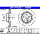 ATE 24.0120-0208.1 Bremsscheiben 2 Stück MERCEDES-BENZ