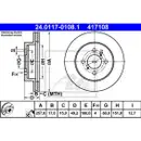 ATE 24.0117-0108.1 Bremsscheiben 2 Stück SUZUKI