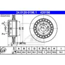 ATE 24.0120-0196.1 Bremsscheiben 2 Stück für SAAB