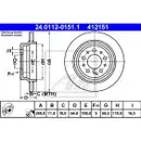 ATE 24.0112-0151.1 Bremsscheiben 2 Stück VOLVO