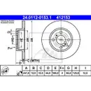 ATE 24.0112-0153.1 Bremsscheiben 2 Stück OPEL