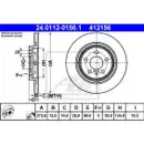 ATE 24.0112-0156.1 Bremsscheiben 2 Stück PEUGEOT