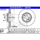 ATE 24.0124-0191.1 Bremsscheiben 2 Stück RENAULT