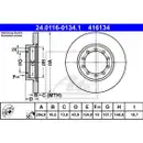 ATE 24.0116-0134.1 Bremsscheiben 2 Stück für FORD