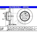 ATE 24.0109-0154.1 Bremsscheiben 2 Stück MERCEDES-BENZ